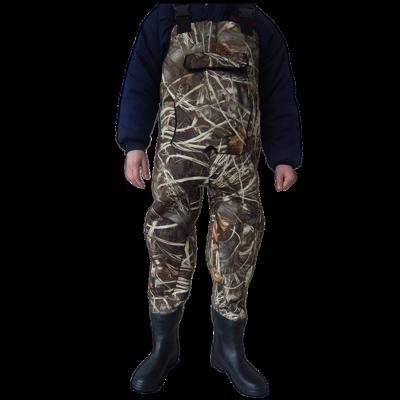 China High Quality 100% Waterproof/Insulated Camouflage 5mm Neoprene Waterproof Waders and Waders for Hunting and Fishing for sale