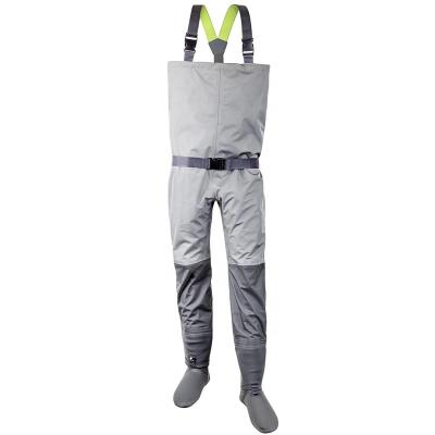 China Hot Selling Waterproof Breathable Customized Foot Fishing Chest Breathable Storage Wader for sale