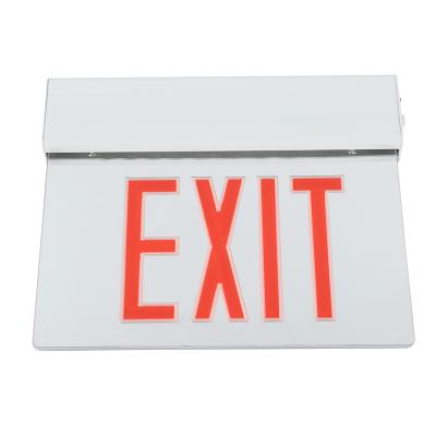 China Slim wall mounted LED emergency light exit CE lvd EMC fire safety emergency exit signs for mall for sale