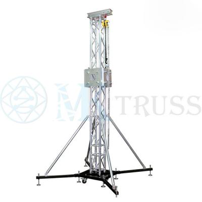 China Sistema de torre de truss de apoio ao solo de alumínio para quadros de truss de 400 mm à venda