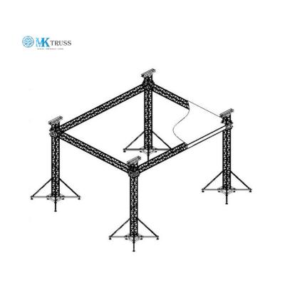 China Customized Black Truss Tent and Aluminum Lighting Truss Structural System for Event for sale