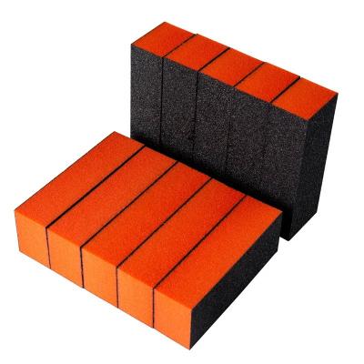 China 3 Way Nail Buffer File Buffer Block Black Grlt Orange 3 Way for sale