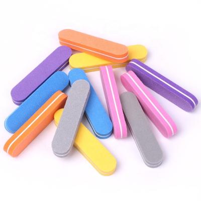 China 100/180 Sanding Block Eco-friendly Foam Mini Nail Buffer File for sale