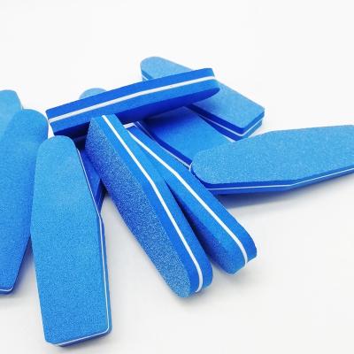 China 100/180 Double Sandpaper Diamond Mini Nail File Sponge Nail Disposable Pad for sale