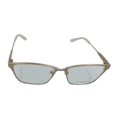 China People All Metal Thin Eye Frame Optical Glasses Myopic Men's Stainless Prescription Glasses for sale