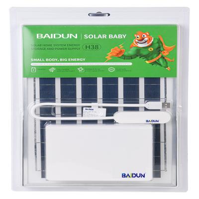 China fonte de alimentação 3.2V do sistema solar dos acessórios H38 da bateria de lítio de 6V 8W 38Wh à venda