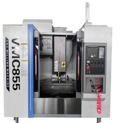 China Building Material Stores Vertical Machine 3 Axis Machining Center High Accuracy Price VMC855 for sale