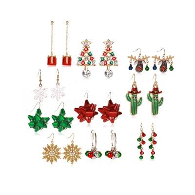 China 2021 CLASSIC fashion earring custom jewelry universal Christmas tree seed bead earrings jewelry for sale