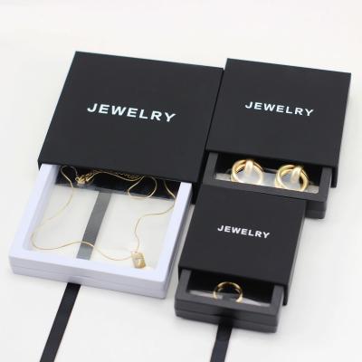 China Used in window running luxury transparent clear logo necklace bracelet display gift custom 3d packaging jewelry packaging box for sale