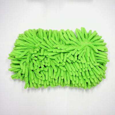 China Custom High Quality Microfiber Scratch Free Detailing Wash Station Plush Cleaning Microfiber Washing Station Glove for sale