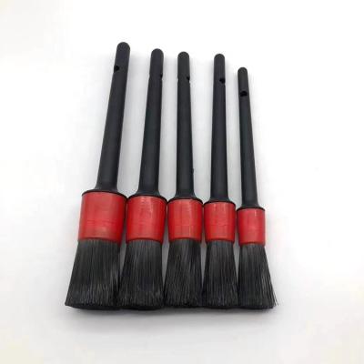 China Plastic Made In China Top Quality Scratch Free Bristle Detailing Car Wash Soft Brush With Long Handle for sale