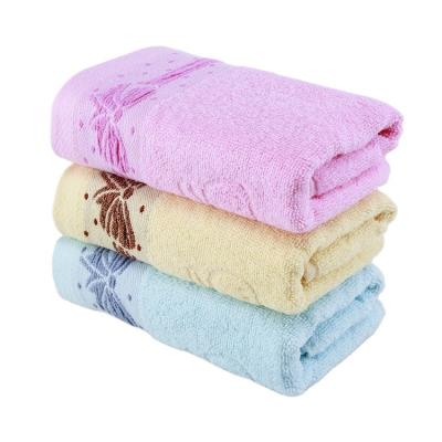 China Viable Factory Directly Supply Good Price Bow White 100% Cotton Towel for sale