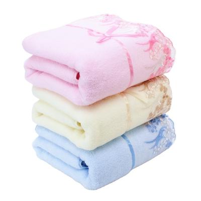 China China Factory Good Quality Color Hang SI Cotton Bath Towel Sustainable Towels for sale