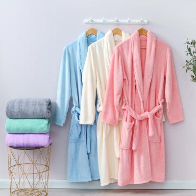 China Good quality adult unisex natural wedding bathrobe long robe sets large standard wholesale direct viable for sale