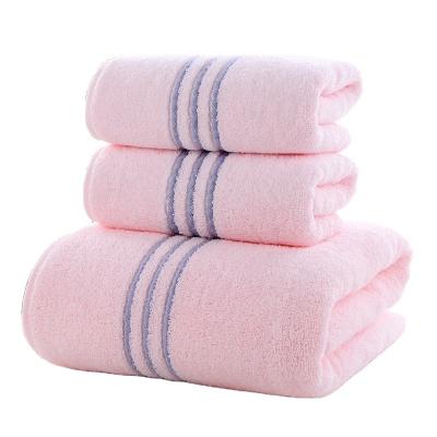 China Viable wholesale promotion bath towel factory pure color bath towel high quality customization 1 soft and absorbent bath towel, thicken for sale