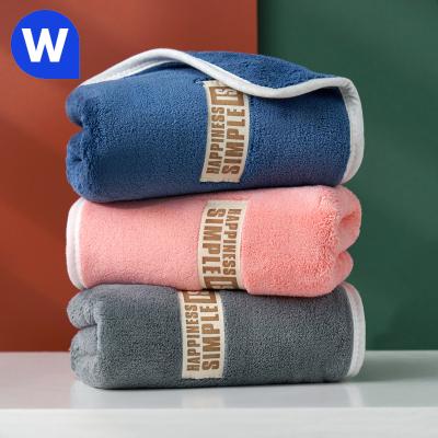 China Viable Coral Velvet Towels Chinese Manufacturers Wholesale Adult Salon Beauty Household Thickened Net Red Face Towels Gift Towels for sale