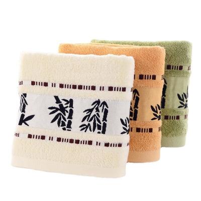 China New Viable Bamboo Fiber Ink Bamboo Bath Towel Adults Thicken Bibulous Soft Company Welfare Gift Box Blanket Towel Wholesale Logo for sale