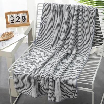 China Viable Chinese Wholesale Bamboo Fiber Manufacturers Charcoal Bamboo Fiber Plain Towel Gift Set Coral Adult for sale