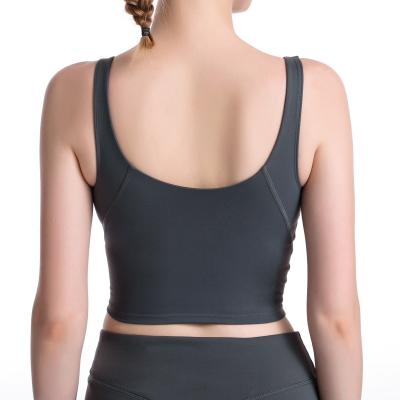 China Sash sexy sports bra women gather breathable hem yoga sports bra vest for sale