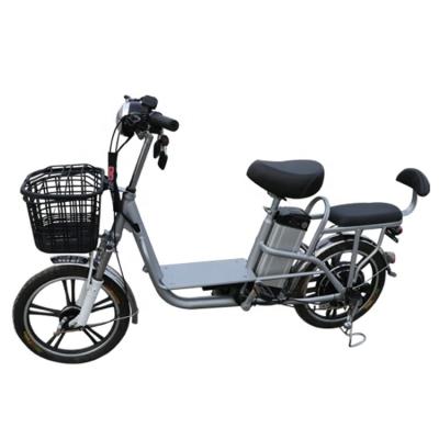 China Multifunctional 2 Seater Fat Tire Electric Bike For Adults Two Wheels Delivery Cargo Bike for sale