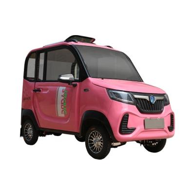 China Fabric 4 Lithium Battery Biker 5 Seater Mini Electric Vehicle /Car With Solar for sale