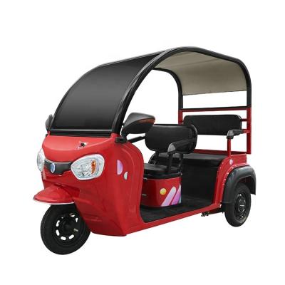 China New Energy 3 Wheel Electric Tricycle Electric Vehicle With 2 Doors And 3 Seater Tricycle With Canopy For Tourists for sale