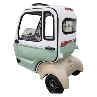 China Chinese New Energy Eco Friendly Electric Tricycle Passenger 2 Doors 3 Seats Mini Electric Car Tricycles for sale