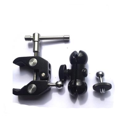 China super Camera aluminum Ball Head Magic Friction Arm Mount Crab Clamp for sale