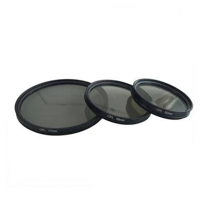 China 30 37 40.5 43 46 49 52 58 62 67 72 77 82mm Polarizer filter Camera CPL Filter en venta