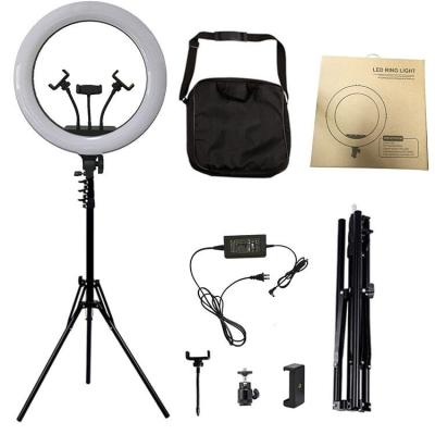 China popular 18 inch selfie LED ring light remote control studio lighting 3200-6000K makeup 416 led camera light for beauty à venda