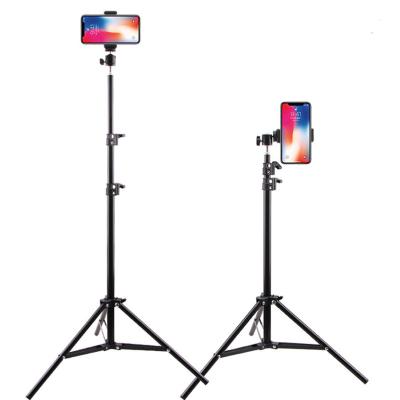 China Professional 2.1m Light Stand Tripod with 1/4 Screw Head For Photostudio Softbox Flash Reflector Camera phone Ring Light à venda