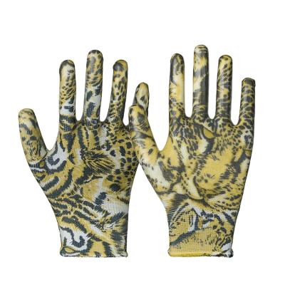 China Flexible Gardening Glove PU Coated Work Garden Glove for sale