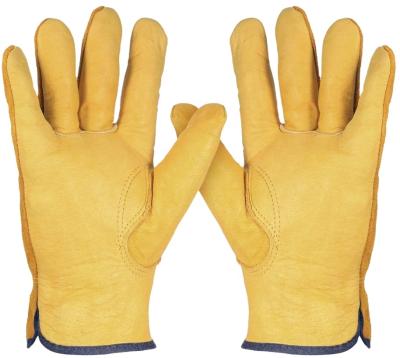 China Anti Heat Whip Leather Working Gloves Safety Gloves Welding Gloves for sale