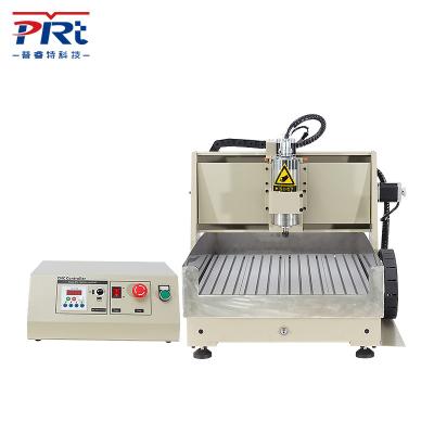 China PURUITEKEJI 6040 Round Metal Rail Engraving Machine CNC Router Carving Milling for Metal and Wood for sale