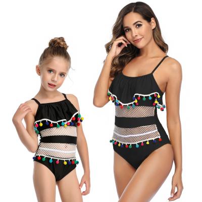 China Breathable Breathable Clothes Mommy and Me Beach Bikini Beachwear Family Swimwear Shorts Matching Baby Girl Swimwear Mother Daughter and Outfits Family Look Mommy for sale