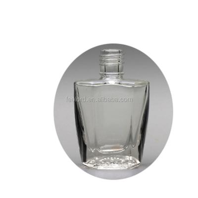 China Personal Care 13ml Nail Lacquer Bottle FD0610 Clear Personal Empty Packing Glass Nail Polish Bottle for sale