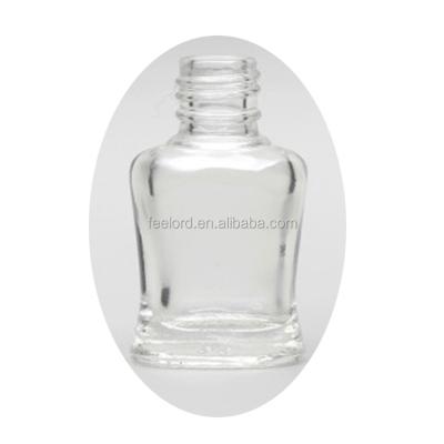 China FD0010 mini cosmetic empty glass nail polish bottle 5ml wholesales transparent OEM private label nail polish bottle design for sale