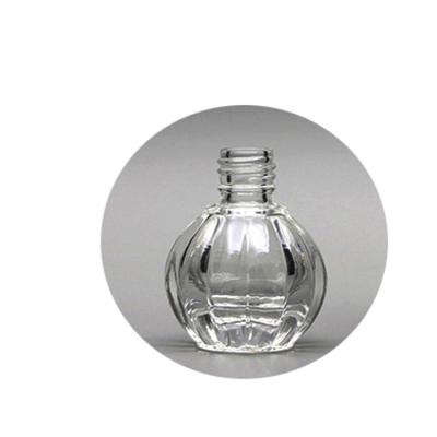 China 9ml Personal Care OEM Logo Nail Polish Bottle FD1946 Empty Custom Clear Nail Polish Bottle 13/415 Neck Glass Packaging Bottle for sale