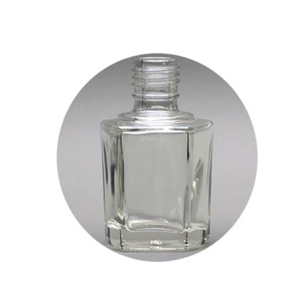 China Personal Care 19ml OEM Logo Nail Polish Bottle FD1580-01 Silk Screen Printing Private Nail Polish Bottle Logo Nail Polish Glass Clear Bottle for sale