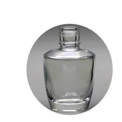 China OEM Logo Nail Polish Bottle FD1136 Personal Care 18.5ml Empty Cosmetic Nail Polish Bottle Transparent Design Glass Private Bottle for sale