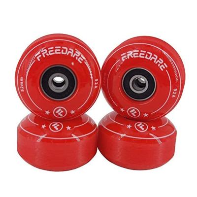 China Custom Pro Skateboard Skateboard Wheels With Bearings 52mm 54mm 60mm 70mm Street Wheels for sale