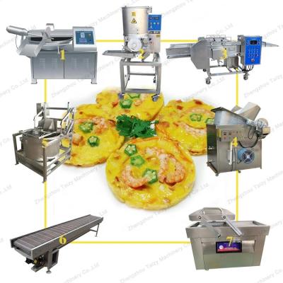 China Fully Automatic Frozen Hamburger Cake Production Line NO--pollution Chicken Nuggets Forming Maker Hamburger Patty Processing Line for sale