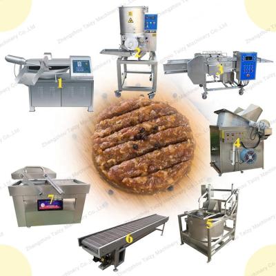 China New Design NO-pollution Burger Machines Patty Chicken Nuggets Forming Machine Frozen Burger Patty Production Line for sale