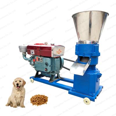 China Poultry farm feed pellet machine price feed pellet mill machine pelletizer for fish feed for sale