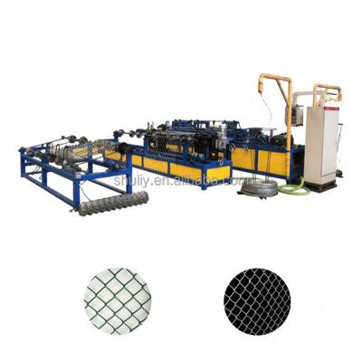 China Building Material Stores Wire Mesh Chain Link Fence Net Making Machine Chain Link Fence Machine Automatic Diamond Net Machine for sale