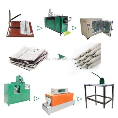 China Paper Industry Professional Small Scale Waste Paper Automatic Pencil Making Machine for sale