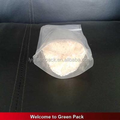 China BIODEGRADABLE moisture proof transparent plastic doypack pouch stand up ziplock nuts packaging plastic bag for sale