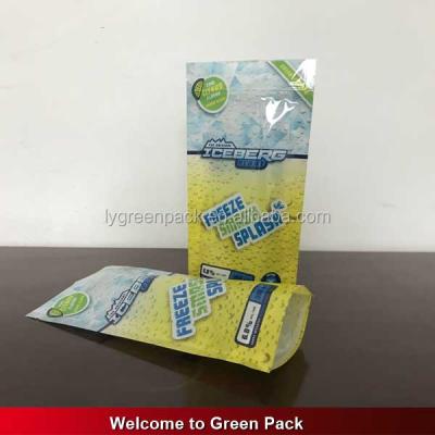 China BIODEGRADABLE Laminated Plastic Stand Up Bag With Resealable Zipper For Snack Packing for sale