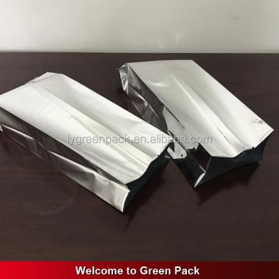 China Moisture-proof side gusset coffee powder /instant coffee/tea packaging silver foil bag for sale