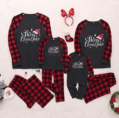 China Winter Fashion Merry Christmas QUICK DRY MOM and Me Pajamas Fall Family Christmas Matching Pajamas Sets for sale